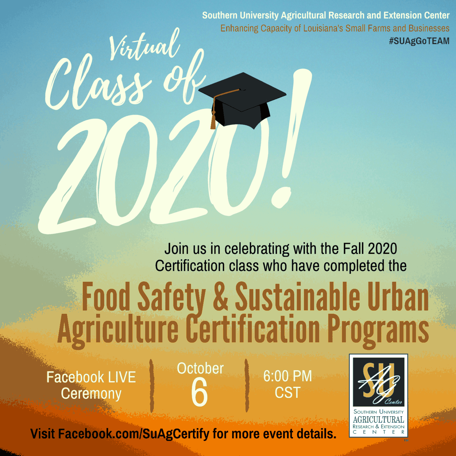 Suag The SUAg Center hosts its 1st Virtual Graduation Ceremony - Enhancing ...